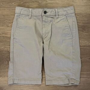 Topman Beige Flat Front Men Shorts
